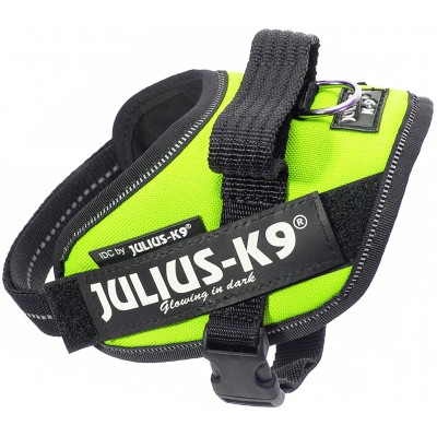 Julius-K9 шлейка для собак IDC®-Powerharness Mini (49-67см/ 7-15кг), зеленый неон