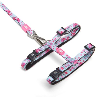 Max & Molly Комплект для кошек шлейка и поводок, Сакура