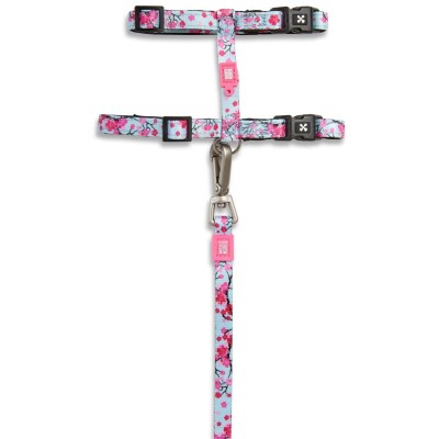 Max & Molly Комплект для кошек шлейка и поводок, Сакура