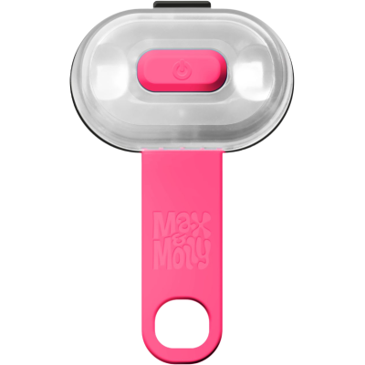 Max & Molly Фонарик на ошейник, шлейку, поводок для собак Matrix Ultra LED розовый