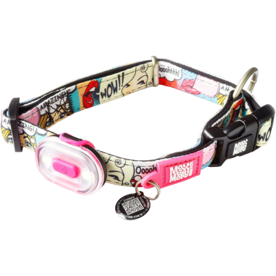 Max & Molly Светящийся брелок на ошейник, шлейку, поводок для собак Matrix Ultra LED розовый