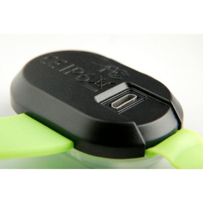 Max & Molly Фонарик на ошейник, шлейку, поводок для собак Matrix Ultra LED салатовый