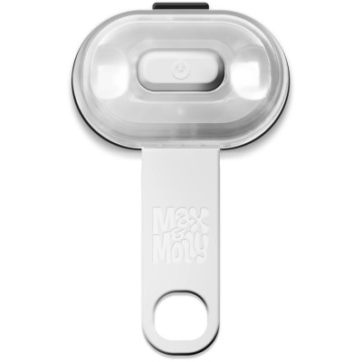 Max & Molly Фонарик на ошейник, шлейку, поводок для собак Matrix Ultra LED белый