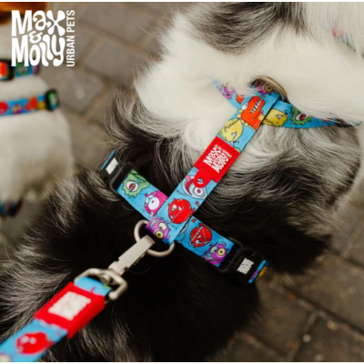 Max & Molly Н-образная шлейка Маленькие монстры XS