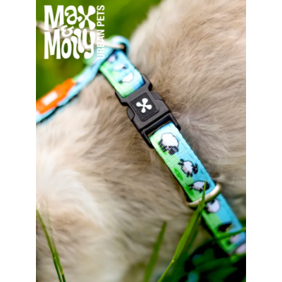 Max & Molly Н-образная шлейка Черная овечка XS