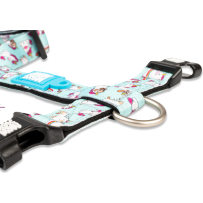 Max & Molly Н-образная шлейка Единорожки XS