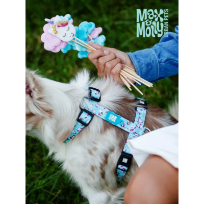 Max & Molly Н-образная шлейка Единорожки XS