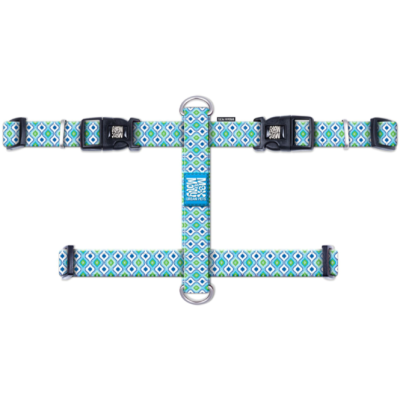 Max & Molly Н-образная шлейка Ретро голубой S