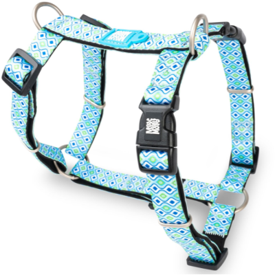 Max & Molly Н-образная шлейка Ретро голубой S