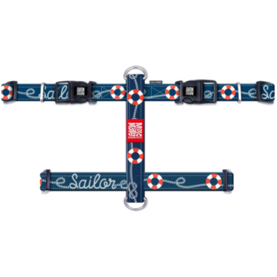 Max & Molly Н-образная шлейка Моряк L