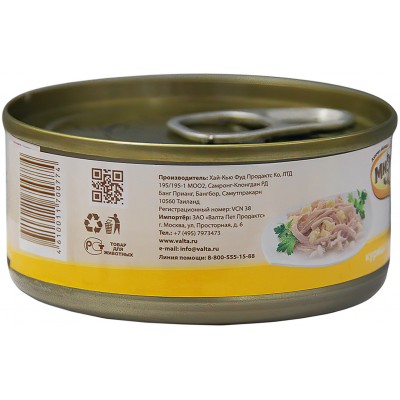 Мнямс Влажный корм для кошек Курица с сыром в нежном желе 70 гр.