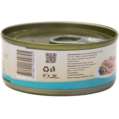 Мнямс Влажный корм для кошек Тунец в нежном желе 70 гр.