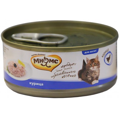 Мнямс Влажный корм для котят Курица в нежном желе 70 гр.