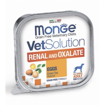 Monge VetSolution Dog Renal and Oxalate Диетический корм для собак при ХПН и профилактике образования уролитов оксалата кальция 150 гр