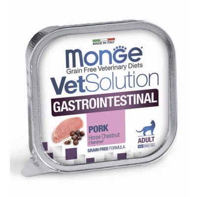 Monge VetSolution Cat Gastrointestinal Диетический корм для кошек при заболеваниях ЖКТ 100 гр