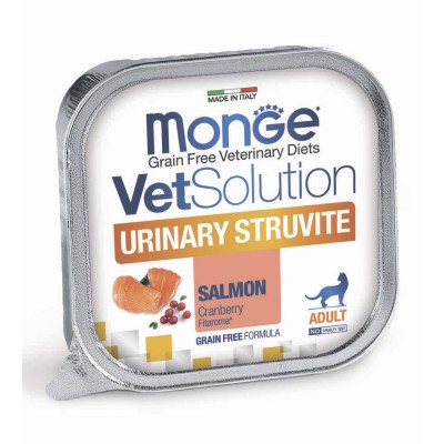 Monge VetSolution Cat Urinary Struvite Диетический корм для кошек при заболеваниях мочеполовой системы и струвитном течении МКБ 100 гр