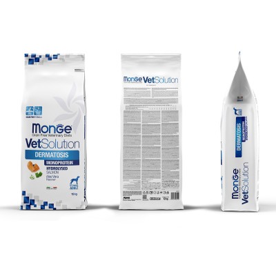 Monge VetSolution Dog Dermatosis Диетический корм для собак при заболеваниях кожи 12 кг