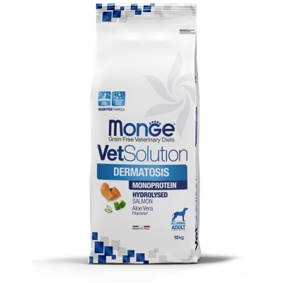 Monge VetSolution Dog Dermatosis Диетический корм для собак при заболеваниях кожи 12 кг