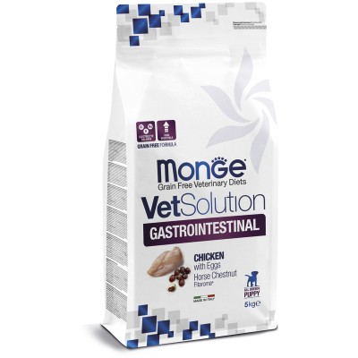 Monge VetSolution Dog Gastrointestinal Диетический корм для щенков при заболеваниях ЖКТ 5 кг