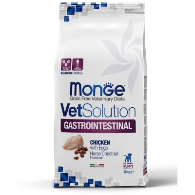 Monge VetSolution Dog Gastrointestinal Диетический корм для щенков при заболеваниях ЖКТ 5 кг