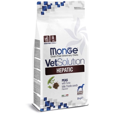 Monge VetSolution Dog Hepatic Диетический корм для собак при заболеваниях печени 2 кг