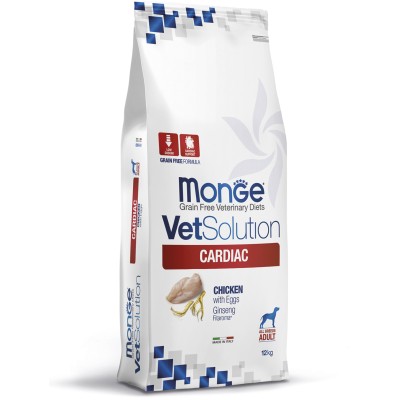 Monge VetSolution Dog Cardiac Диетический корм для собак при заболеваниях сердца 12 кг