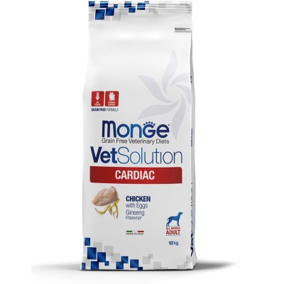 Monge VetSolution Dog Cardiac Диетический корм для собак при заболеваниях сердца 12 кг