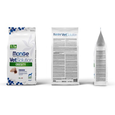 Monge VetSolution Dog Obesity Диетический корм для собак при избыточном весе 2 кг