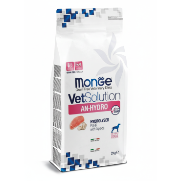 Monge VetSolution Dog An-Hydro Диетический корм ан-гидро для собак при пищевой непереносимости 2 кг