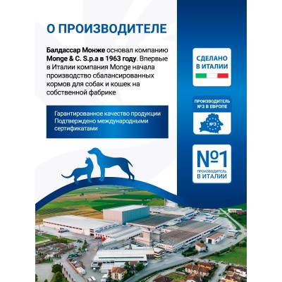 Monge VetSolution Dog An-Hydro Диетический корм ан-гидро для собак при пищевой непереносимости 2 кг
