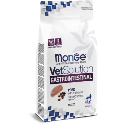 Monge VetSolution Cat Gastrointestinal Диетический корм для кошек при заболеваниях ЖКТ 1,5 кг