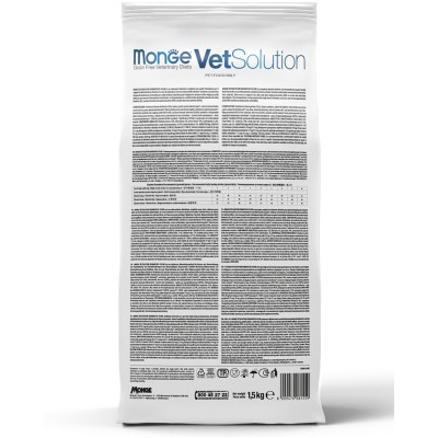 Monge VetSolution Cat Dermatosis Диетический корм для кошек при заболеваниях кожи 1,5 кг