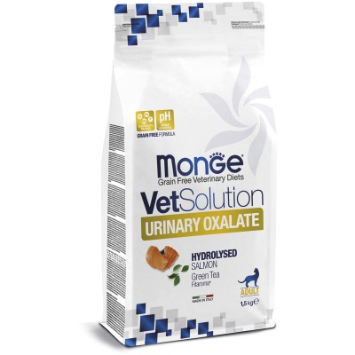 Monge VetSolution Cat Urinary Oxalate Диетический корм для кошек при заболеваниях мочеполовой системы и оксалатном течении МКБ 1,5 кг
