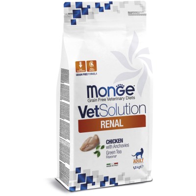 Monge VetSolution Cat Renal Диетический корм для кошек при ХПН 1,5 кг