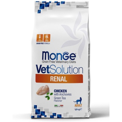 Monge VetSolution Cat Renal Диетический корм для кошек при ХПН 1,5 кг