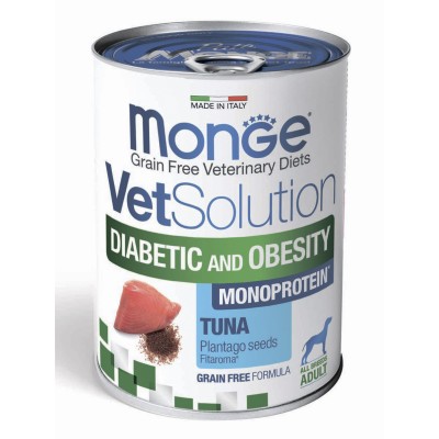 Monge VetSolution Dog Diabetic and Obesity Диетический корм для собак при сахарном диабете и лишнем весе 400 гр
