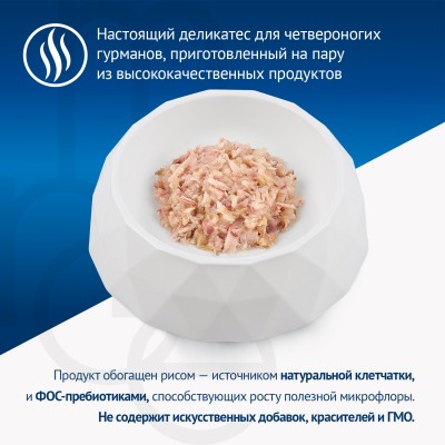 Monge jelly Adult Влажный корм для взрослых кошек с желтоперым тунцом и белой рыбой 80 гр.