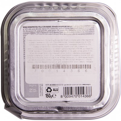 Monge Dog Monoprotein Fruits консервы для собак паштет из курицы с ананасом 150 гр.