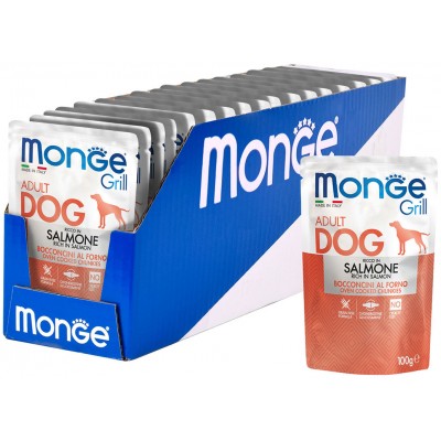 Monge Dog Grill Pouch паучи для собак лосось 100 гр.