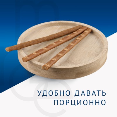 Monge Gift Sterilised Лакомство для стерилизованных кошек "Мягкие палочки" со свежей уткой, мелиссой лекарственной и клюквой 15 г