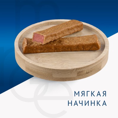 Monge Gift Immunity support Лакомство для собак всех пород "Мясные батончики" с кроликом, нуклеотидами и бета-глюканами для поддержки иммунитета 40 г