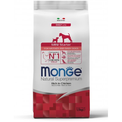 Monge Dog Mini Starter корм для щенков мелких пород 1,5 кг.