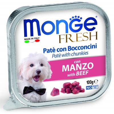 Monge Dog Fresh консервы для собак говядина 100 гр.