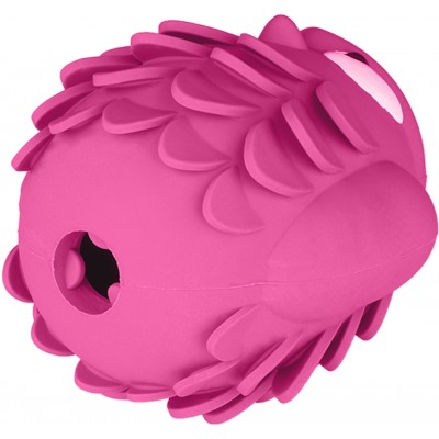 Mr.Kranch Игрушка для собак Сова 13 см розовая с ароматом бекона
