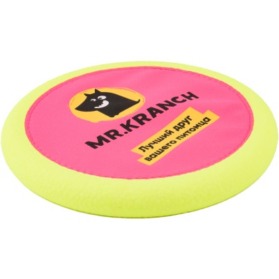 Mr.Kranch Игрушка для собак Тарелка фрисби UFO диаметр 24 см розовая