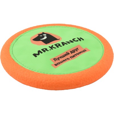 Mr.Kranch Игрушка для собак Тарелка фрисби UFO диаметр 24 см зеленая