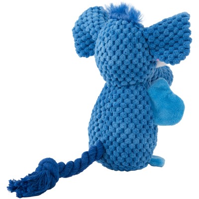 Mr.Kranch Игрушка для собак Слон 21*15 см голубая