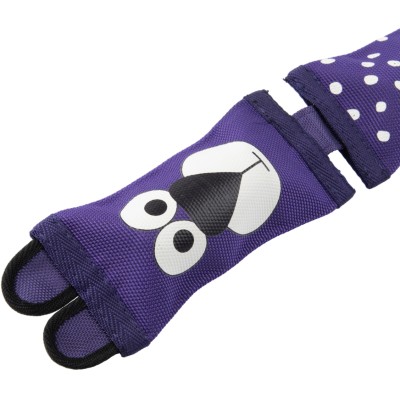 Игрушка Mr.Kranch для собак Медвежонок из пожарного шланга 50 см фиолетовая