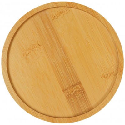 Mr.Kranch Bamboo Миска керамическая коричневая на бамбуковой подставке 530 мл