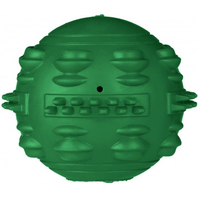 Mr.Kranch Игрушка для собак Мяч 8 см зеленый с ароматом курицы